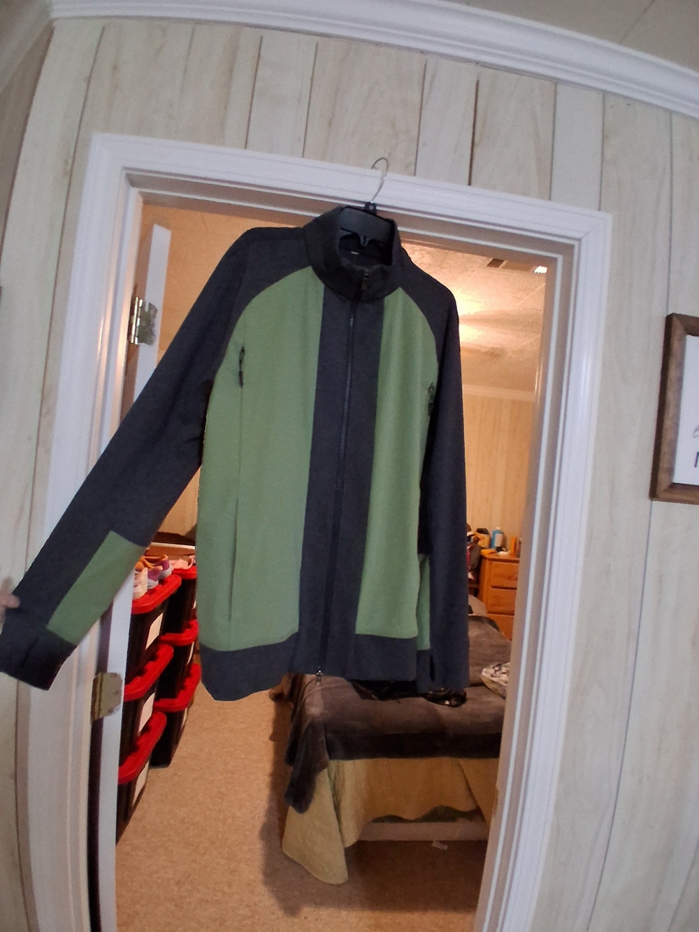 lululemon athletica Green and Charcoal Lightweight Jacket